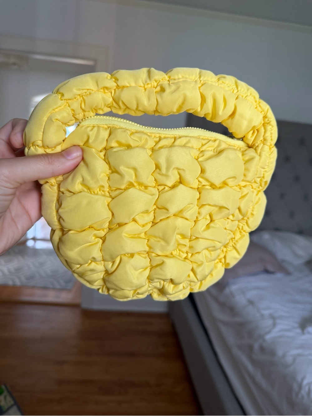 Mini Cloud Puffer Bag - Butter Yellow ☁️ 🧈